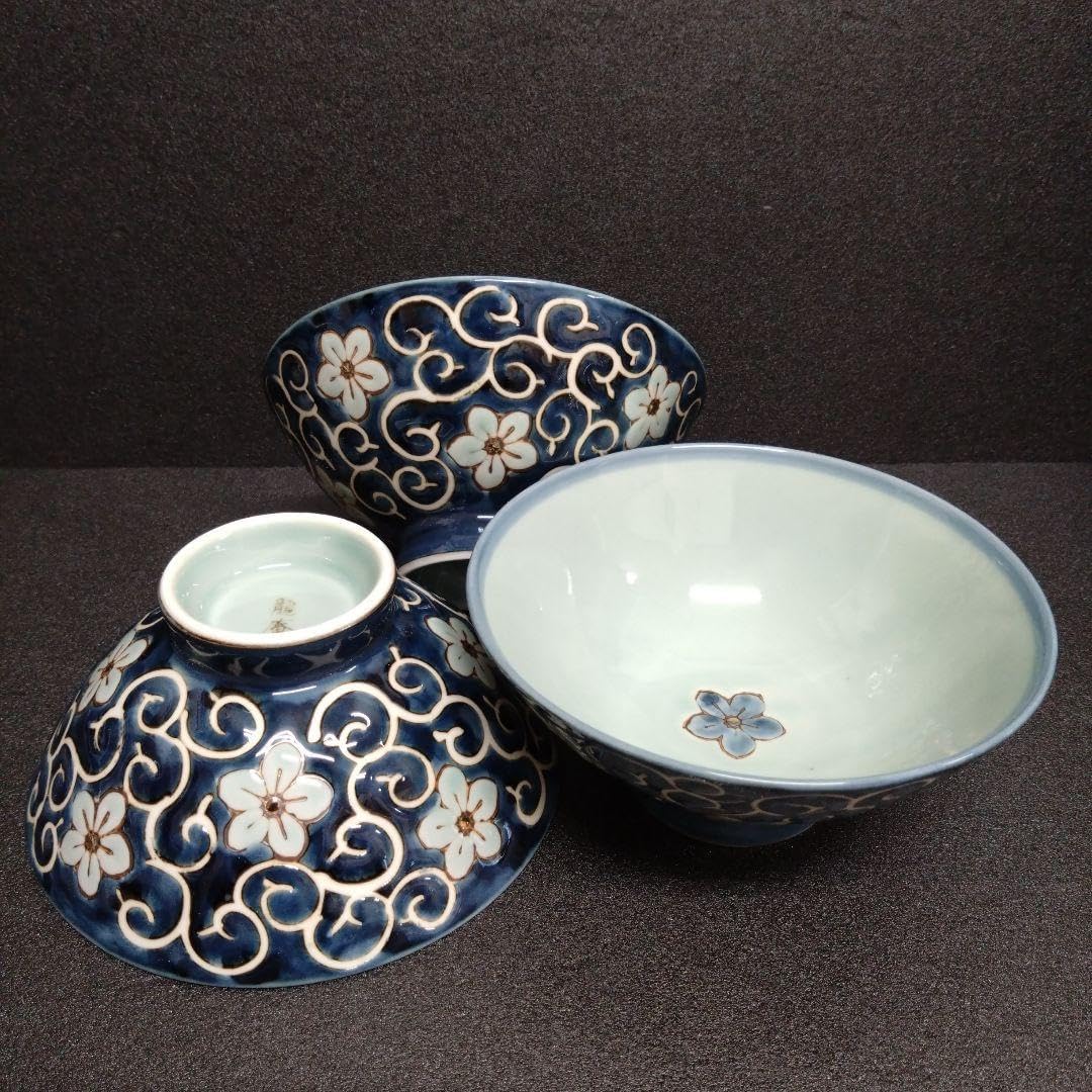 未使用 波佐見焼 龍庵窯 大きめ飯碗5個 新生活　節句　テーブルコーディネート 新品 波佐見焼 龍庵窯 大きめ飯碗3個 お祝い テーブル
